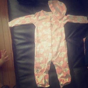 Infant Girl PJ with matching Hat